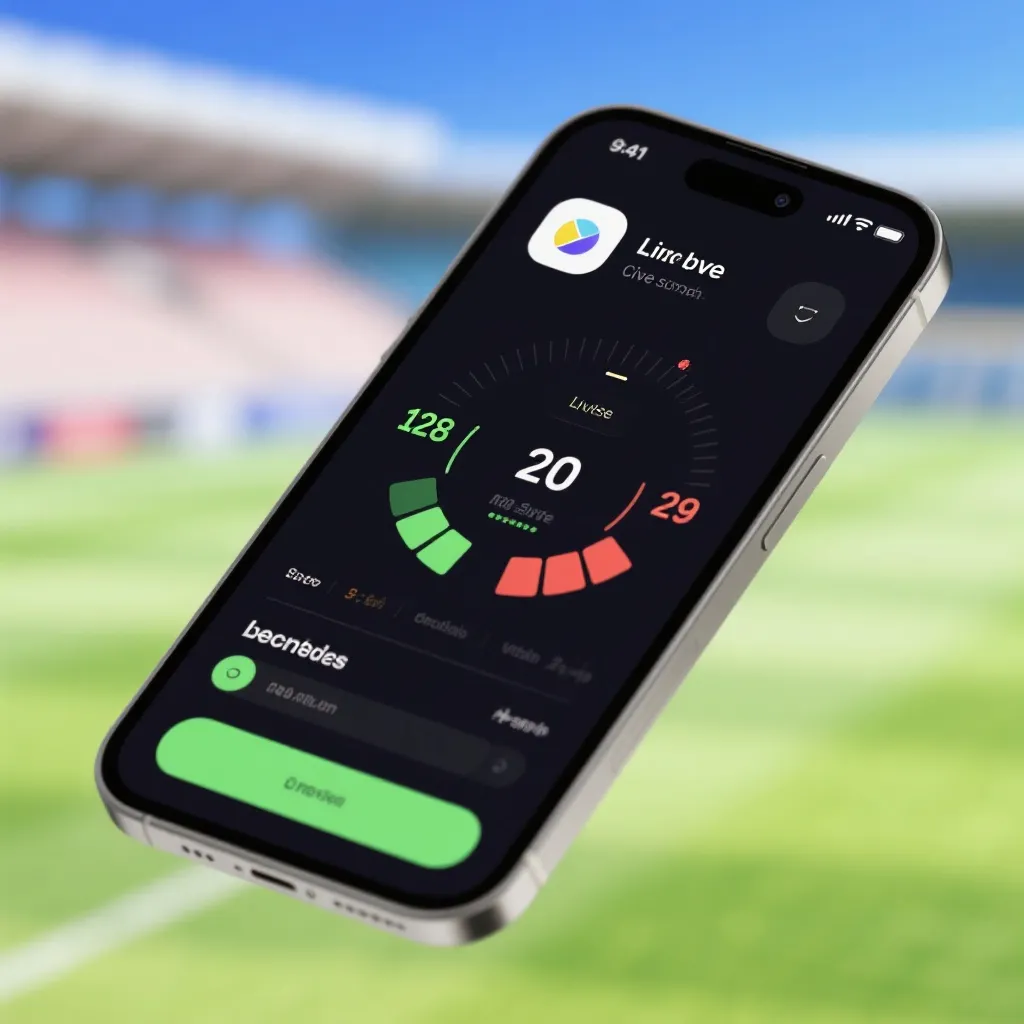 体育直播移动端界面示意图