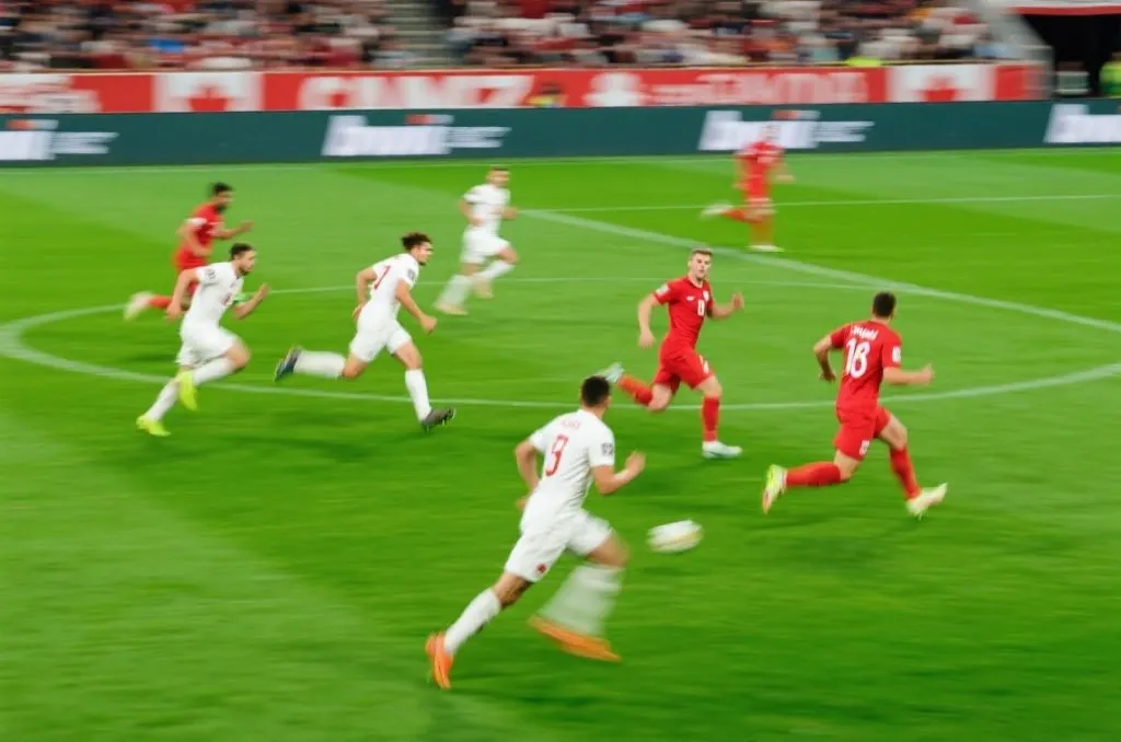 加拿大足球队战术分析与前场进攻画面